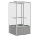 Bird Cage Grey 1110 x 1070 x 2115 mm Galvanised Steel