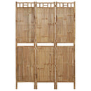 3 Panel Room Divider Bamboo 120x180 cm