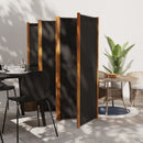6 Panel Room Divider Black 420x180 cm