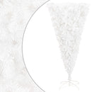 Upside down Artificial Christmas Tree with Stand White 180 cm