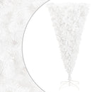 Upside down Artificial Christmas Tree with Stand White 240 cm