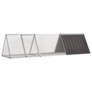 Rabbit Cage Anthracite 3025 x 805 x 710 mm Galvanised Steel