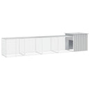 Chicken Cage Grey 500x91x100 cm Galvanised Steel