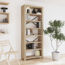 7 Tier Bookcase 80x30x200 cm Solid Wood Acacia