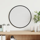 Wall Mirror Black 30 cm Round