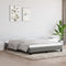 Bed Frame Dark Grey 137x187 cm Double Fabric