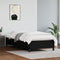 Bed Frame Black 107x203 cm King Single Faux Leather