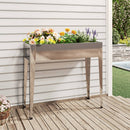 Garden Planter 1005 x 405 x 900 mm Galvanised Steel