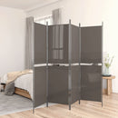 4 Panel Room Divider Anthracite 200x200 cm Fabric