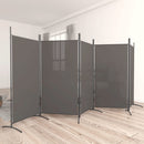 5 Panel Room Divider Anthracite 433x180 cm Fabric