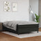 Box Spring Bed Frame Black 152x203 cm Queen Faux Leather