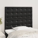 Headboards 2 pcs Black 80x5x78 to 88 cm Faux Leather