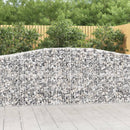 Arched Gabion Basket 400x50x120 cm Galvanised Iron