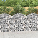 Arched Gabion Basket 100x30x120 cm Galvanised Iron