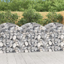 Arched Gabion Basket 100x50x120 cm Galvanised Iron