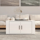 Coffee Table High Gloss White 80x50x36 cm Engineered Wood