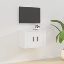 Wall Mounted TV Cabinet White 570 x 345 x 400 mm