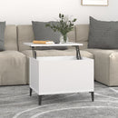 Coffee Table White 600 x 445 x 450 mm Engineered Wood