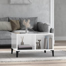Coffee Table High Gloss White 600 x 500 x 365 mm Engineered Wood