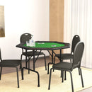 8 Player Folding Poker Table Green 108x108x75 cm