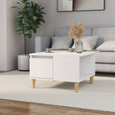 Coffee Table White 550 x 550 x 365 mm Engineered Wood