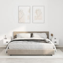 Wall mounted Bedside Cabinets 2 pcs White 415 x 360 x 280 mm