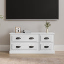 TV Cabinet White 1000 x 355 x 450 mm Engineered Wood