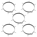 Lawn Aerator Clamps 5 pcs with Spikes 30 cm Iron