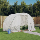 Greenhouse with Steel Frame White 6 m2 3x2x2 m