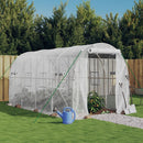 Greenhouse with Steel Frame White 8 m2 4x2x2 m