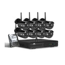 8 Bullet Cctv Wireless Security Camera 8Ch Wifi Kit 1Tb