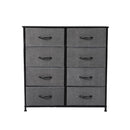 8 Drawer Tallboy Dark Grey