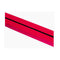 8Ft Gymnastics Folding Balance Beam Pink Synthetic Suede