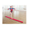 8Ft Gymnastics Folding Balance Beam Pink Synthetic Suede