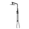 8 Inch Stainless Steel Shower Head Brass Handheld Head Black Round
