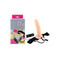 8 Inches Flesh Realistic Hollow Strap On Vibrator