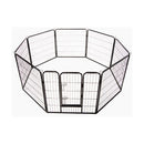8 Panel Heavy Duty Pet Dog Playpen Exercise Fence Enclosure Cage