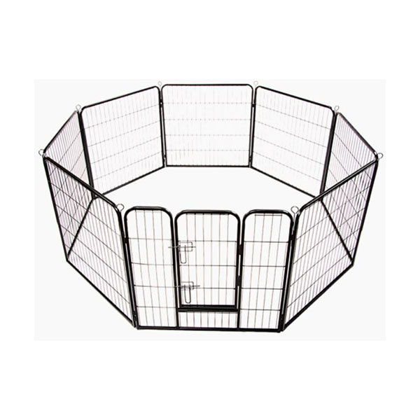 8 Panel Heavy Duty Pet Dog Playpen Exercise Fence Enclosure Cage