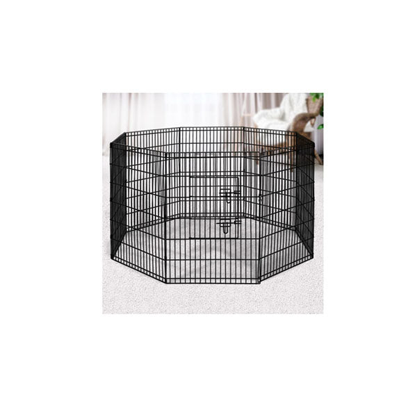 8 Panel Pet Dog Playpen Exercise Cage Enclosure Fence
