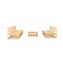 8 Piece Solid Pinewood Garden Lounge Set
