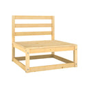 8 Piece Solid Pinewood Garden Lounge Set