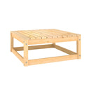 8 Piece Solid Pinewood Garden Lounge Set