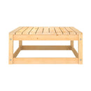8 Piece Solid Pinewood Garden Lounge Set