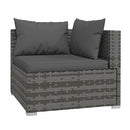7 Piece Outdoor And Living Lounge Poly Rattan