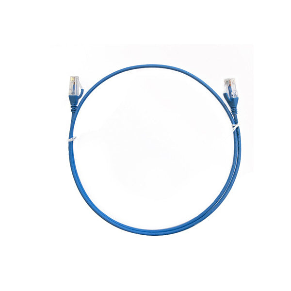 8Ware Cat6 Ultra Thin Slim Blue Cable Premium Rj45 Ethernet