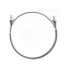 8Ware Cat6 Ultra Thin Slim Cable 25Cm Grey Premium Rj45 Ethernet Cord