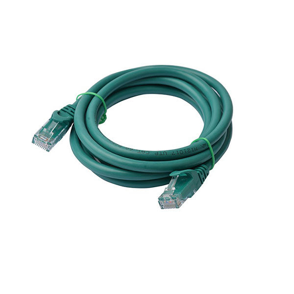 8Ware Cat6A Utp Ethernet Cable 2M Snagless Gree