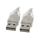 8Ware Usb Cable 3M A To A Male To Male Transparent