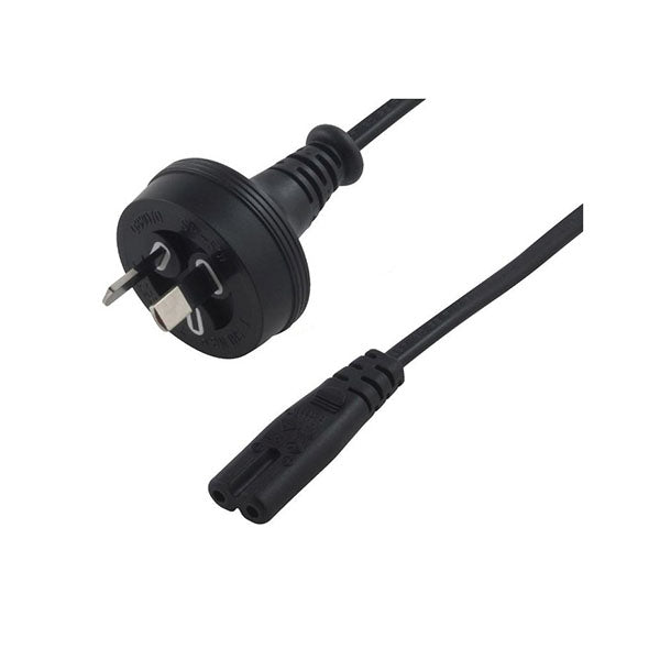 8Ware 2 Core Light Power Cable Au Mains To Iec C7 240V Appliance
