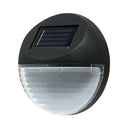 8X Fence Lights Round Solar Powered Led Waterproof Outdoor